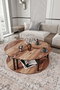 Hanah Home Yin Yang 3 70 - Nogal